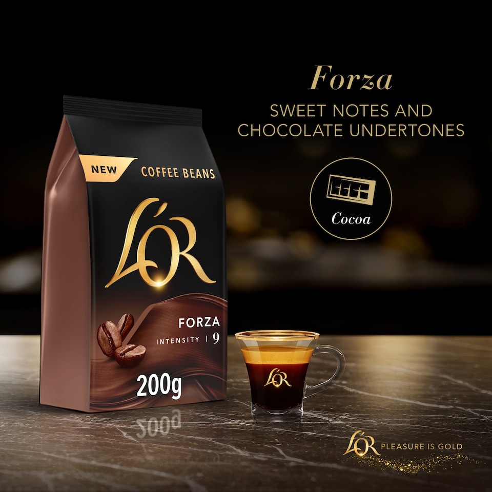 image 1 of L'OR Forza Coffee Beans 200g