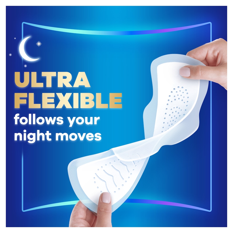 image 1 of Always FlexProtect Sanitary Towels Night (Size 3) with Wings 10 Pads, Unscented