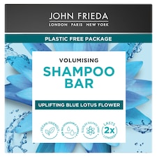 John Frieda Volumising Shampoo Bar Blue Lotus Flower 75G