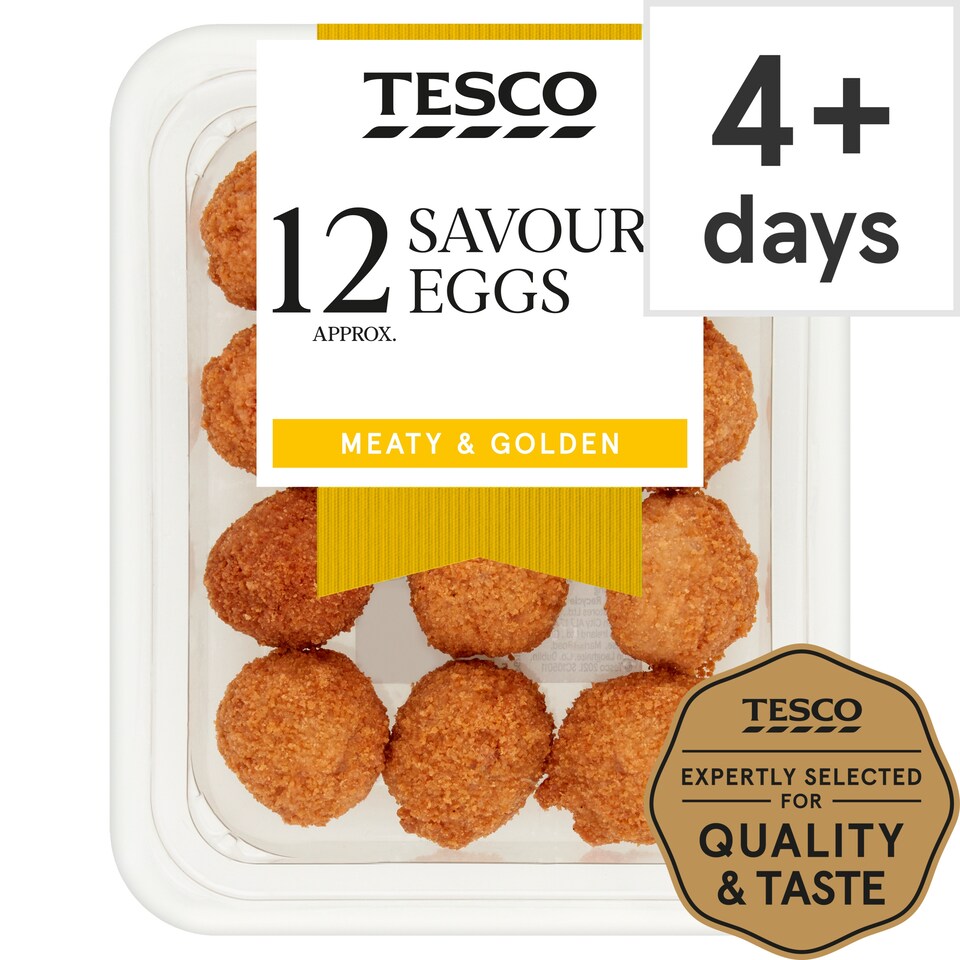Tesco Savoury Eggs 12 Pack 216g
