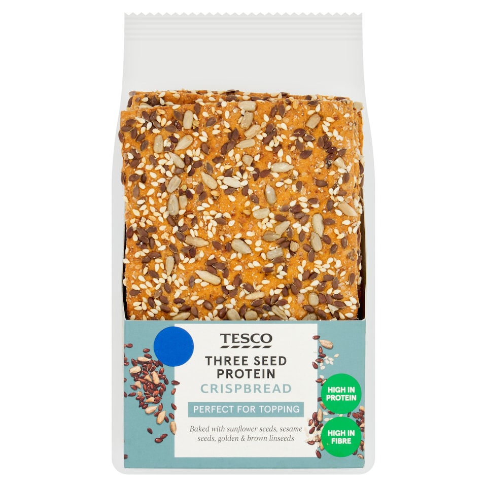 Tesco Three Seed Protein Crispbread 180g