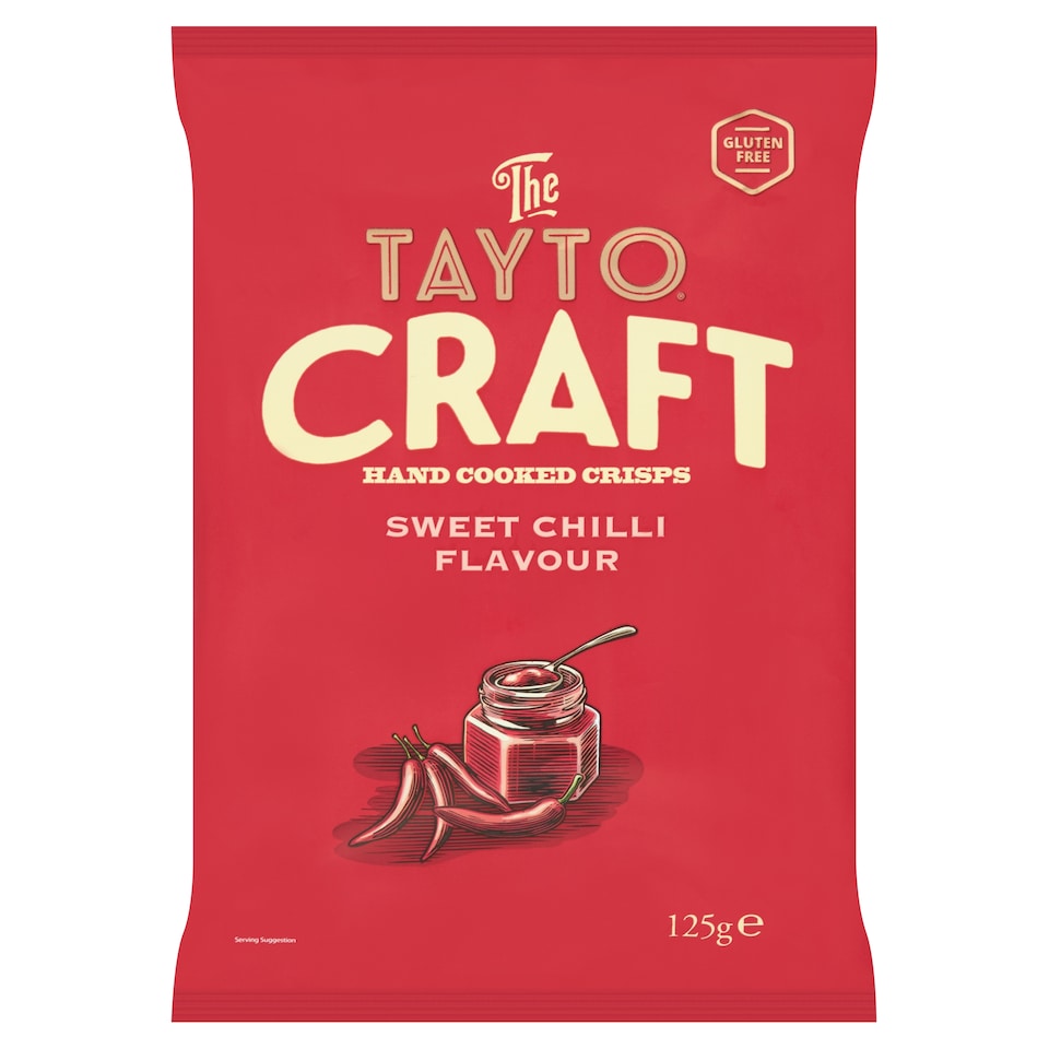 Tayto Craft Sweet Chilli & Roasted Pepper 125G
