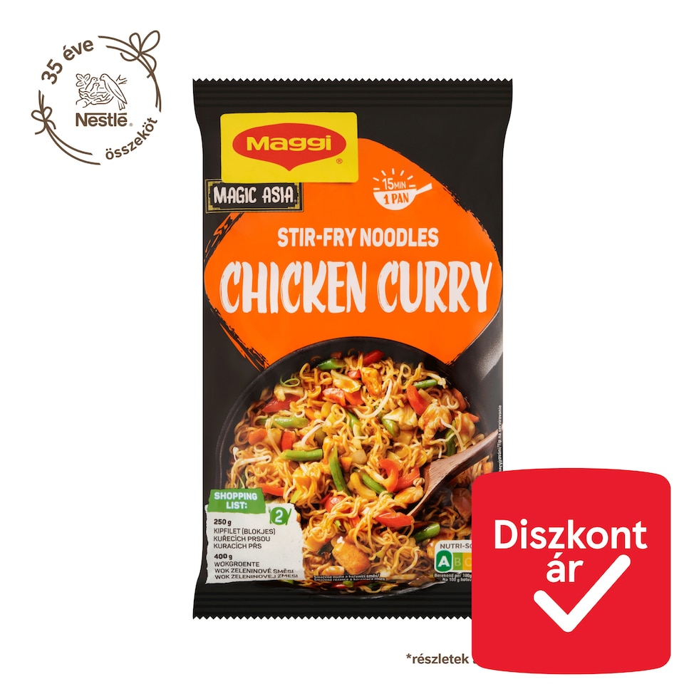 image 1 of Maggi Magic Asia Curry Stir-Fry Noodles 185 g