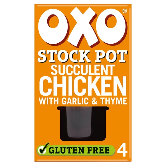 Oxo Stock Pot 4S Chicken 80G Tesco Groceries