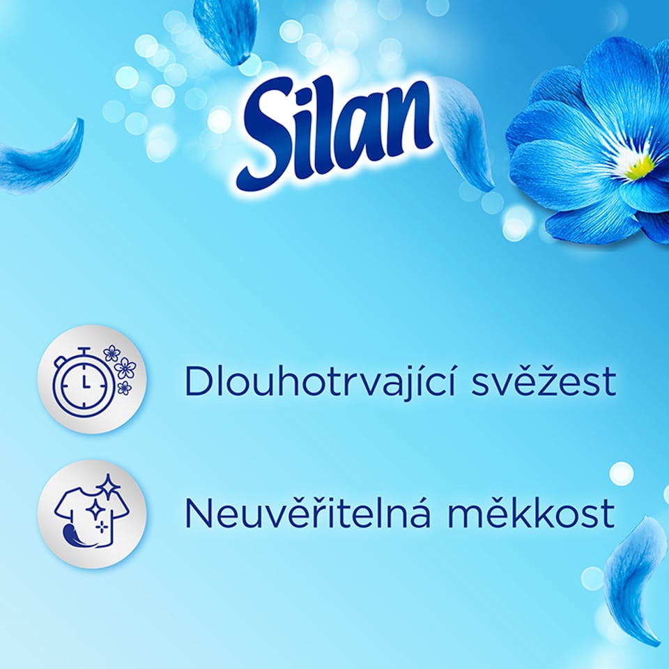 image 1 of Silan Fresh Sky Concentrated Fabric Softener 64 Washes 1408ml