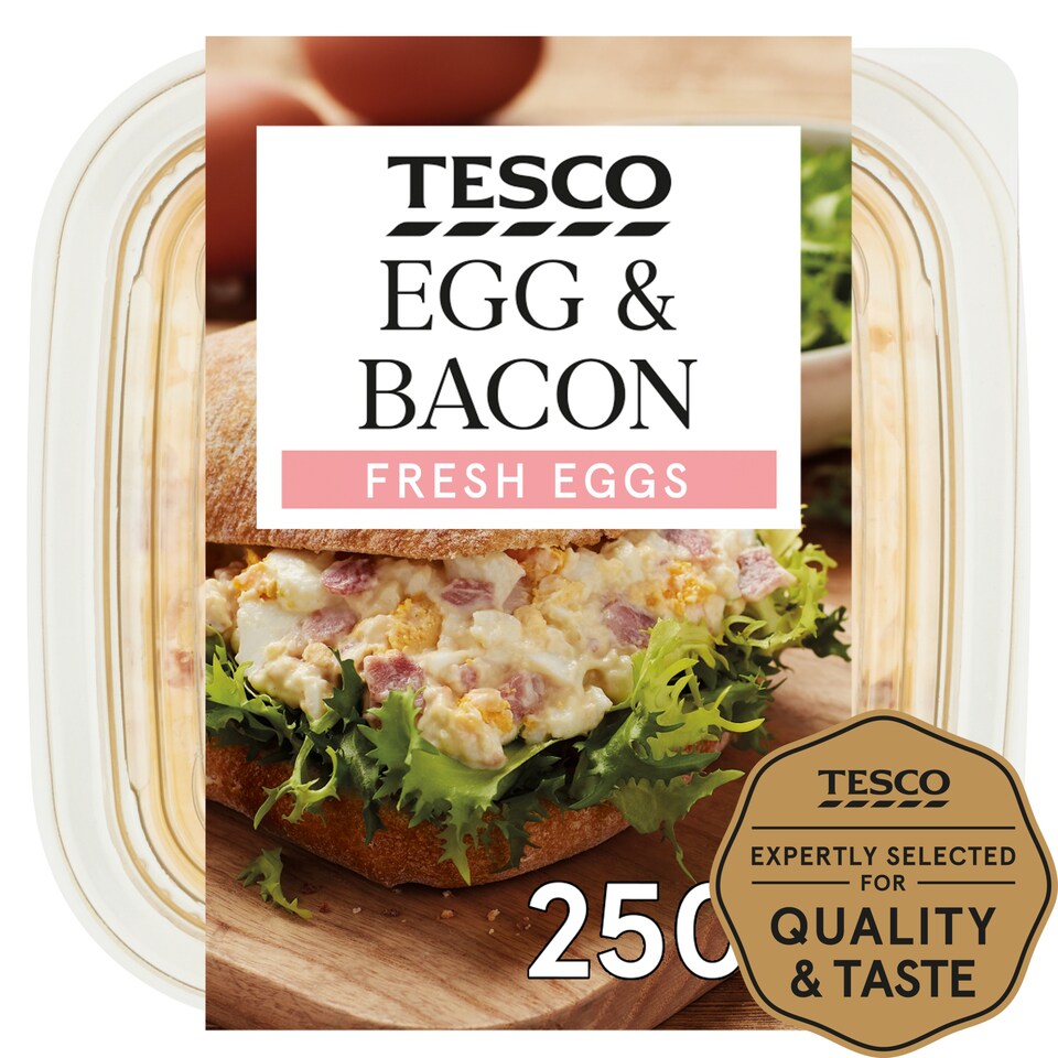 Tesco Egg & Bacon Sandwich Filler 250G