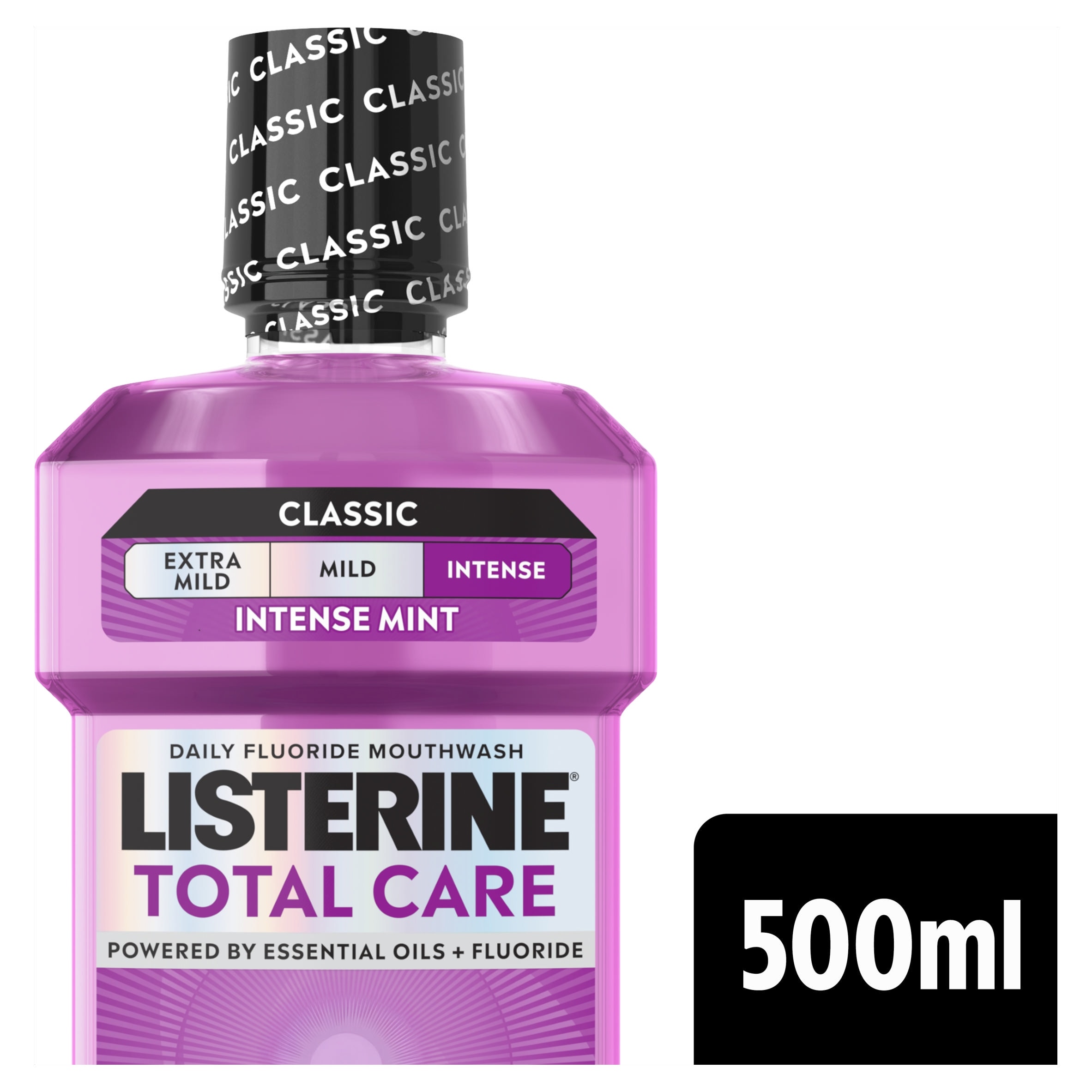 Listerine Total Care Intense Taste Classic Mouthwash 500ml