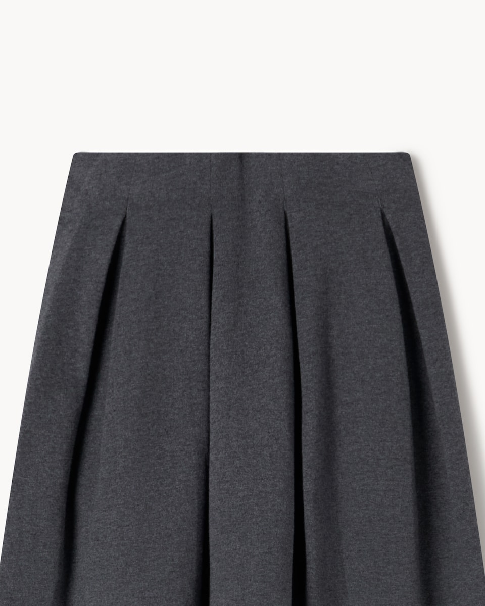 image 1 of F&F School Girls Pleated Skirt in Grey