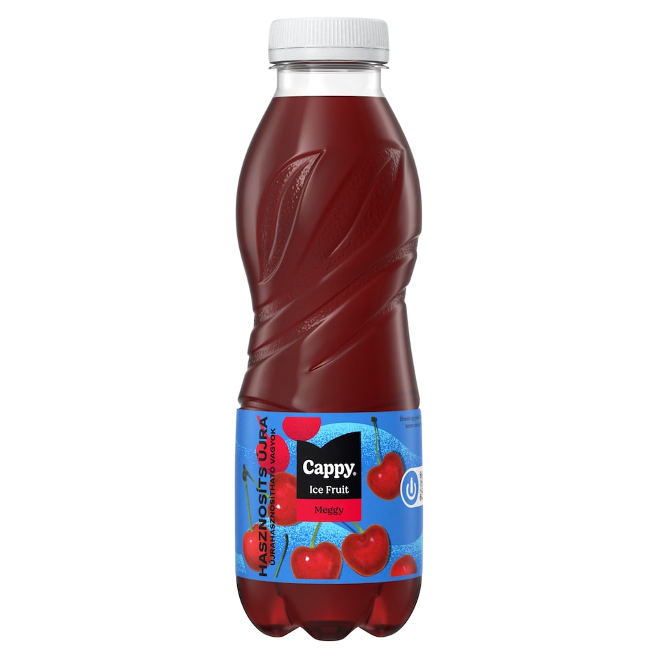 Cappy Ice Fruit Meggy szénsavmentes üdítőital meggylé sűrítményből cukorral, édesítőszerekkel 500 ml