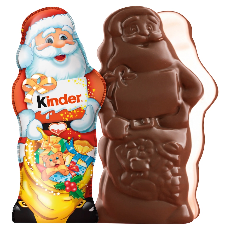 image 1 of Kinder Milk Chocolate Santa 110g