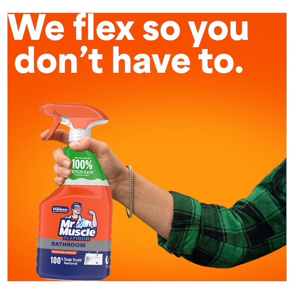 image 1 of Mr Muscle Platinum Bathroom Cleaning Spray 500ml 