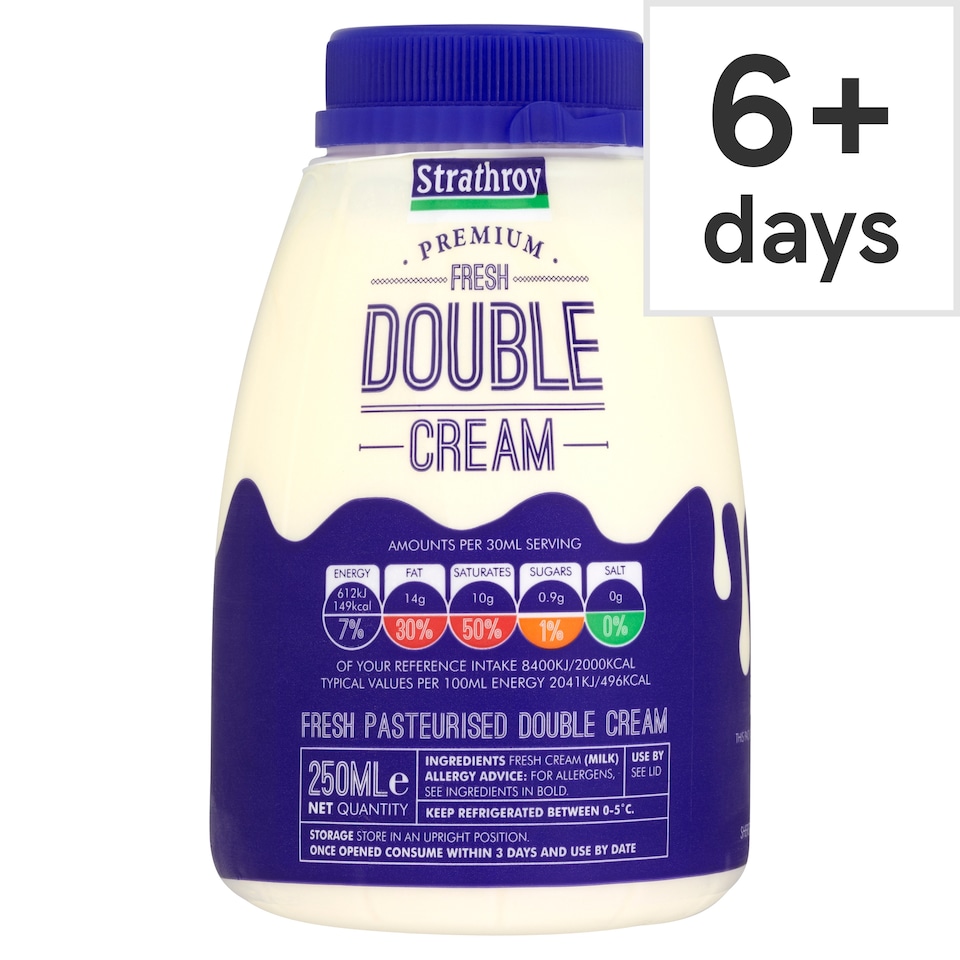 STRATHROY Fresh Double Cream 250Ml