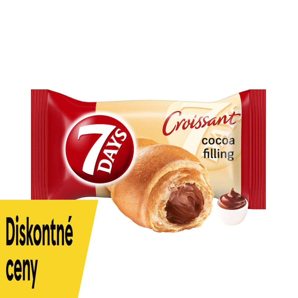 7 Days Croissant with Cocoa Filling 60 g