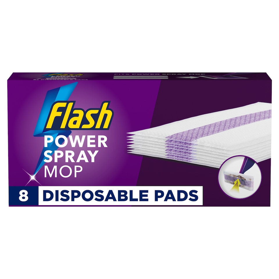 image 1 of Flash Power Mop Refill Pads 8 Pack