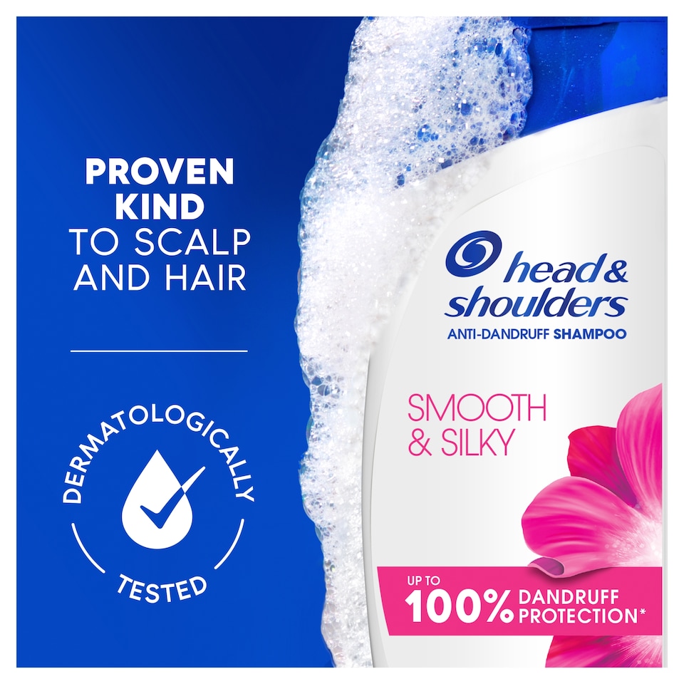 image 1 of Head & Shoulders Smooth & Silky Anti Dandruff Shampoo 400Ml