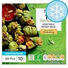 Tesco 10 Thai Inspired Vegetable Money Bags 200g