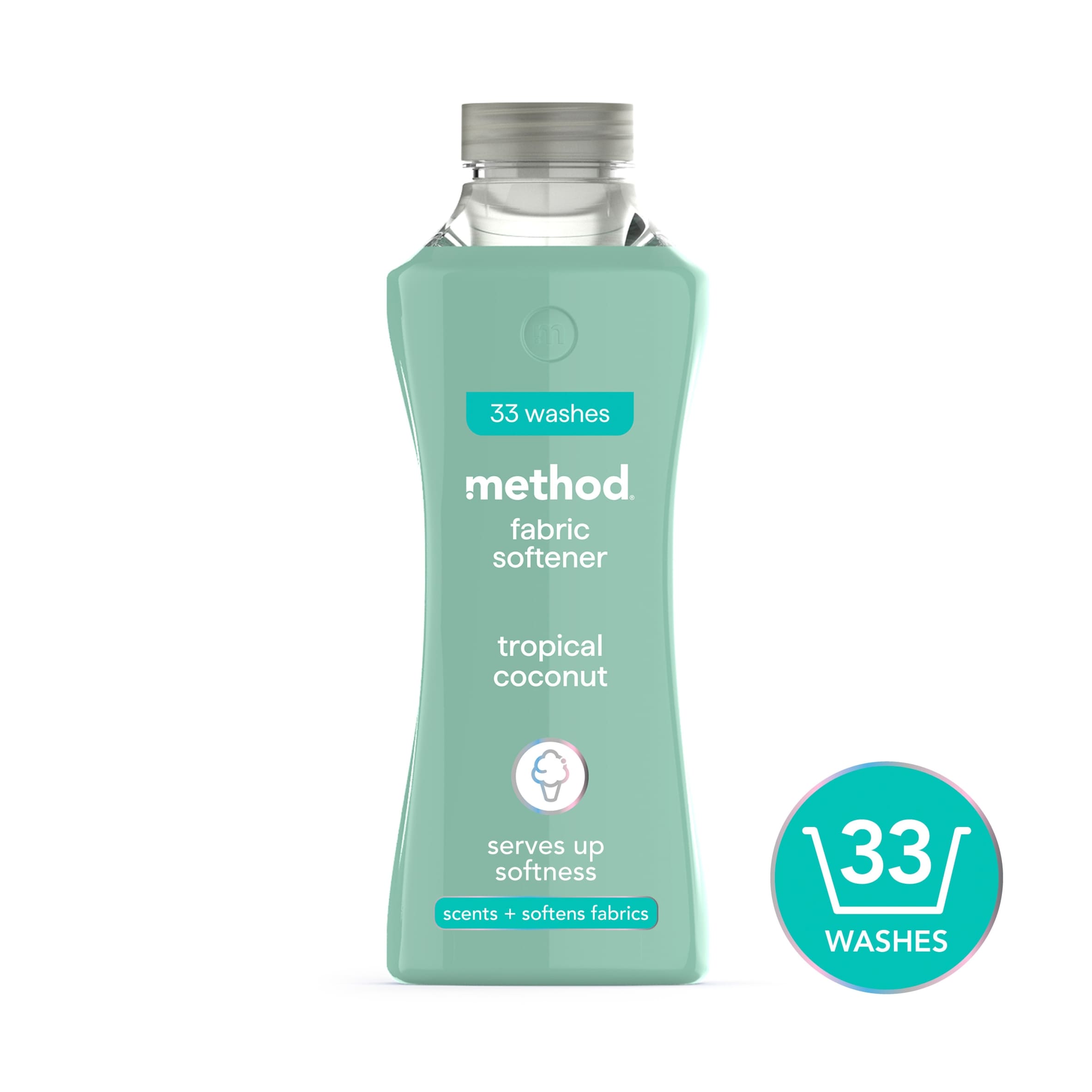 Method Fabric Softener - Tropical Coconut 990ml (33 washes)