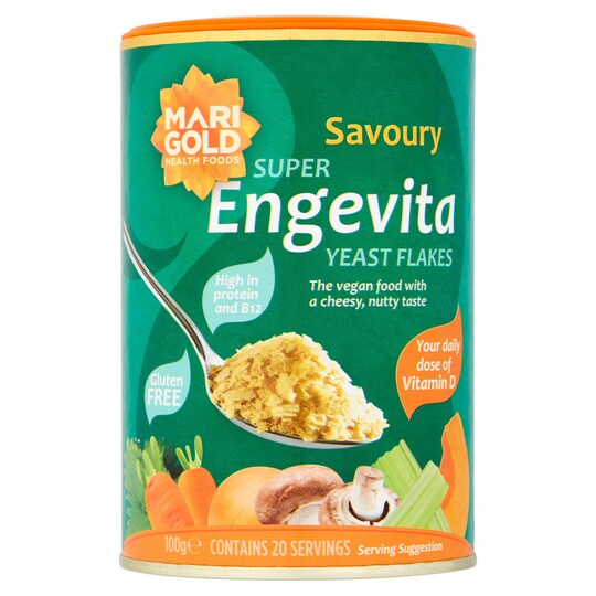 Marigold Super Engevita Yeast Flakes 100G Tesco Groceries
