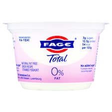 Fage Total 0% Fat Greek Recipe Yogurt 150G