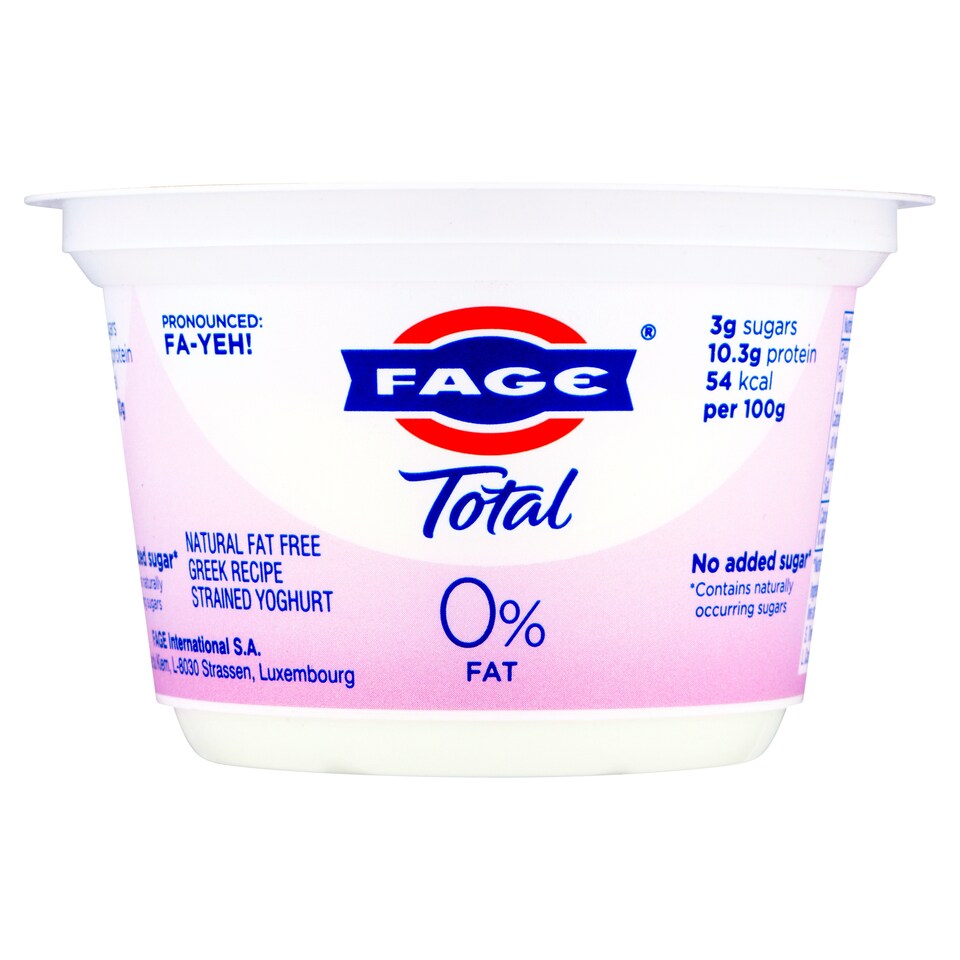 Fage Total 0% Fat Greek Recipe Yogurt 150G