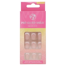 W7 Pre-Glued Nails Instant Manicure Press-On Nails French Envy