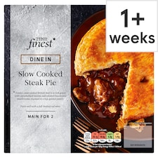 Tesco Finest Dine In Slow Cooked Steak Pie 500G