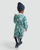image 2 of Bluey Hooded Fleece Lined Puddlesuit  in Green