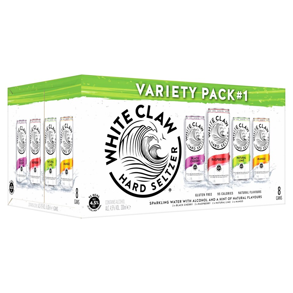 White Claw Hard Seltzer Variety Pack 8 x 330ml