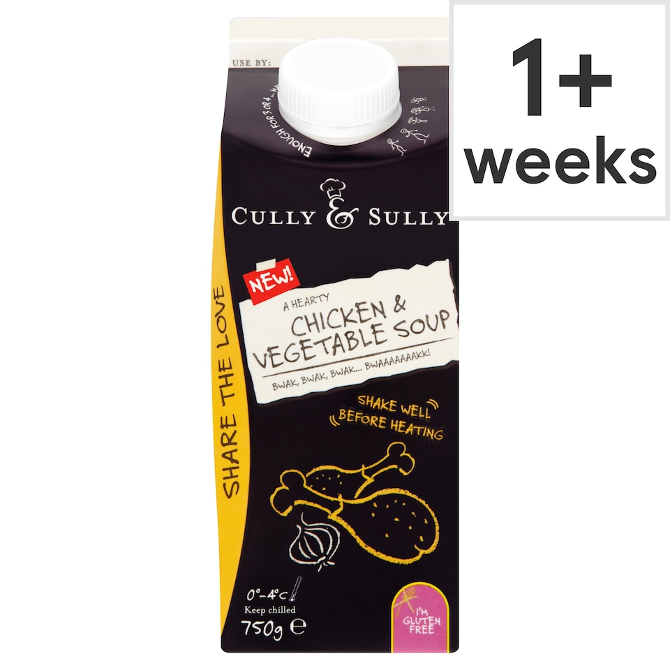 Cully And Sully Chicken & Vegetable Soup 750G