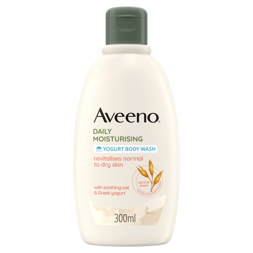 image 1 of Aveeno Daily Moisturising Yogurt Body Wash Shower Gel 300ml