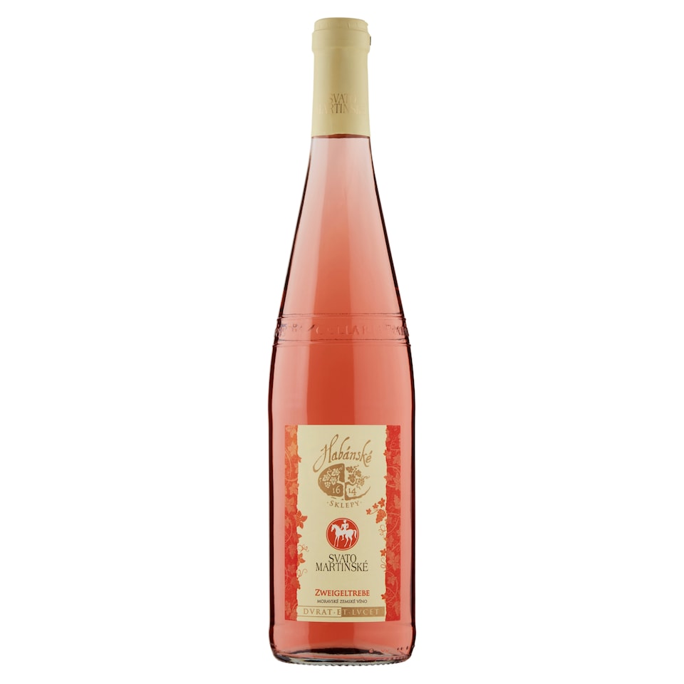 Habánské Sklepy St. Martin Zweigeltrebe Moravian Land Wine Dry Rose 0.75L