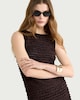 image 1 of F&F Textured Sleeveless Co-ord Top in Brown