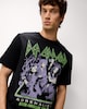 image 2 of Def Leppard Pure Cotton Printed T-Shirt in Black