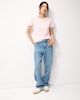 image 2 of F&F Pure Cotton Short Sleeved T-Shirt in Pink