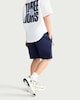 image 3 of F&F Active Cotton Rich Zip Pocket Shorts in Navy