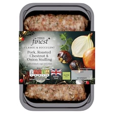 Tesco Finest Pork Roasted Chestnut Onion Stuffing 350G