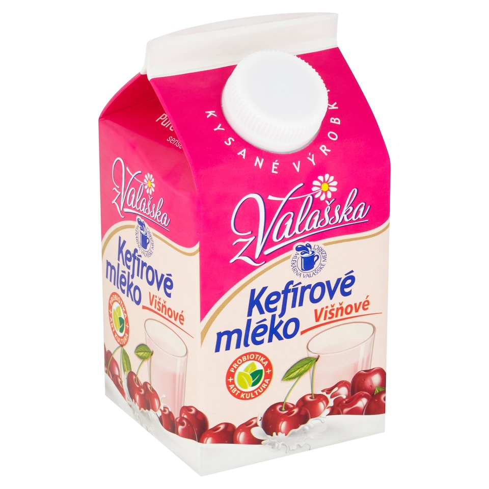 image 1 of Mlékárna Valašské Meziříčí Kefir Milk Cherry 450g