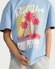 image 2 of Red Hot Chili Peppers Print Short Sleeved T-Shirt in Blue