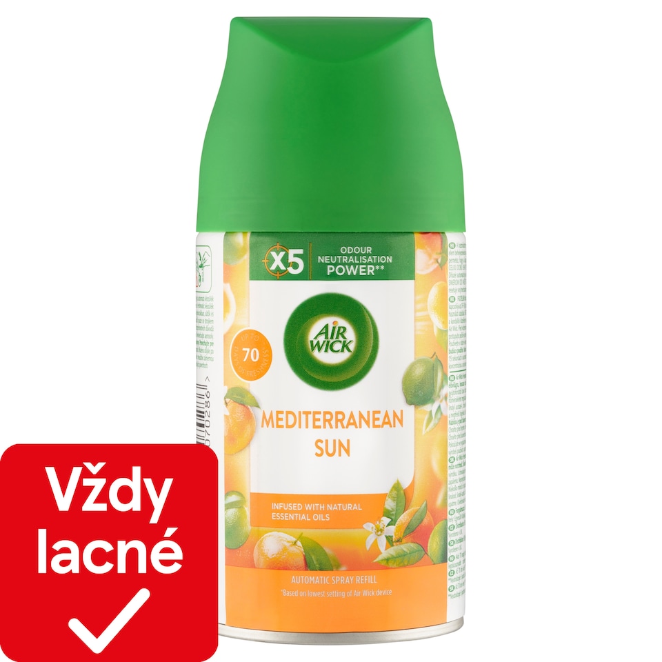obrázok 1 z Air Wick Freshmatic Náplň do osviežovača vzduchu stredomorské slnko 250 ml