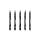 image 2 of Uniball Fineliners Assorted Nibs 5 Pack