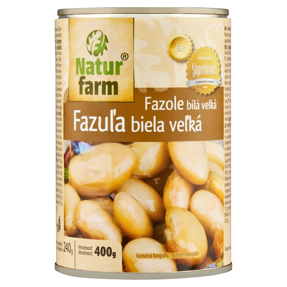 obrázok 1 z Natur Farm Fazuľa biela veľká 400 g