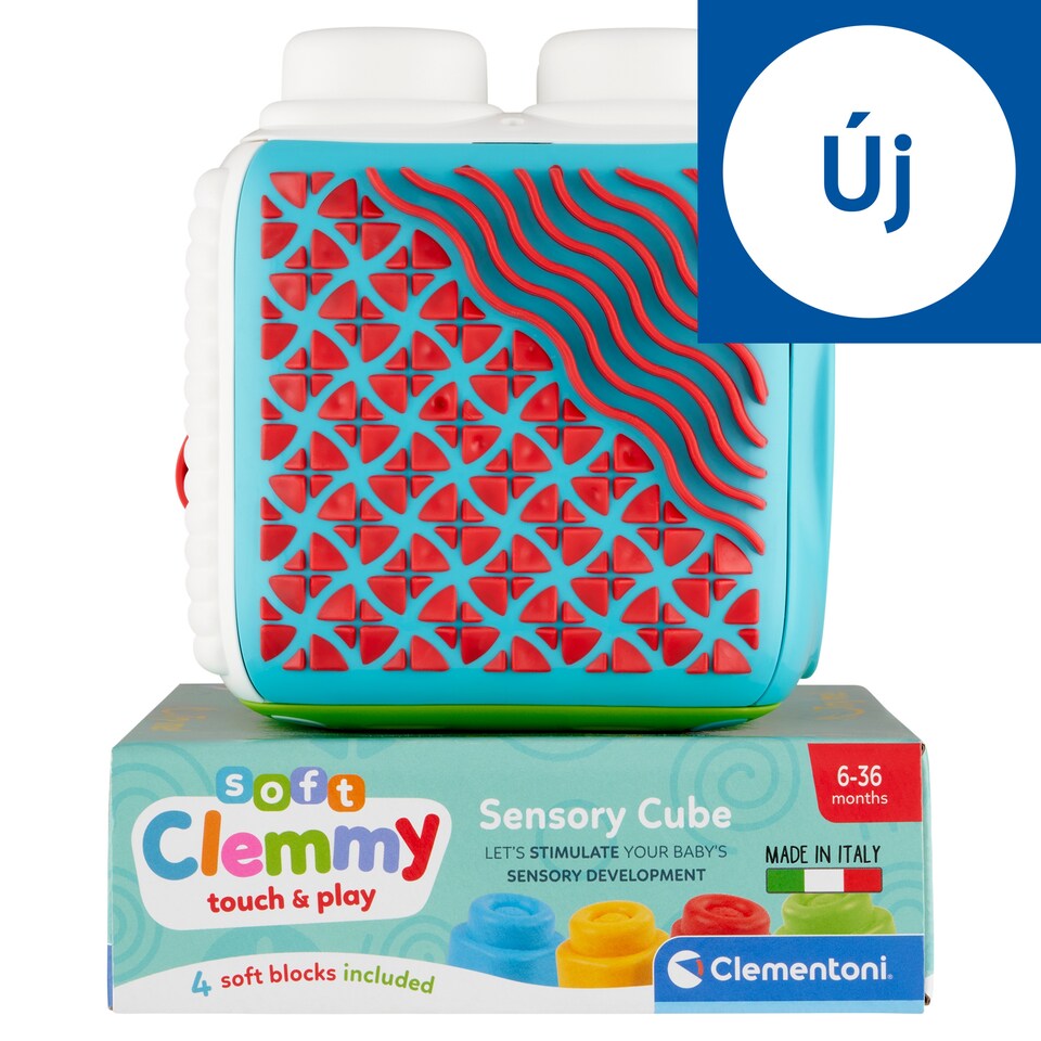 Clementoni Soft Clemmy Touch & Play érzékszervi kocka