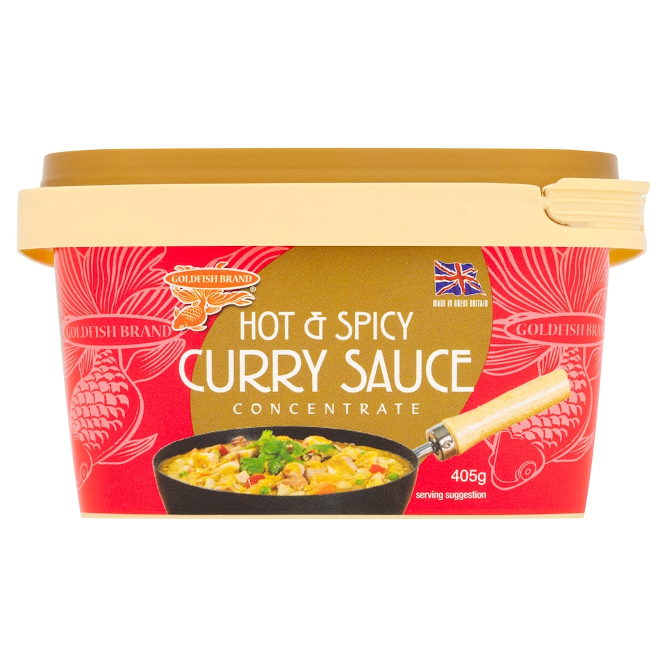 Goldfish Chinese Hot & Spicy Curry Sauce Concentrate 405G