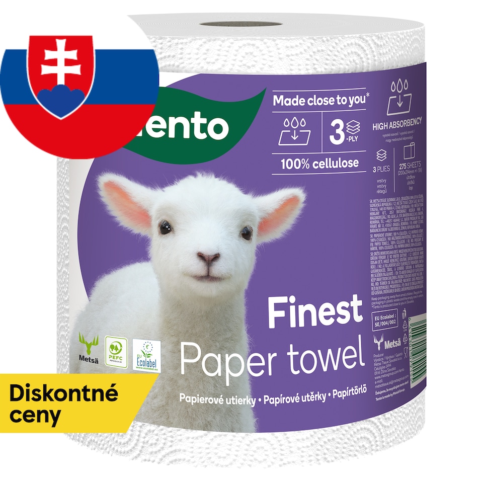 Tento Finest Papierová utierka 3-vrstvová 1 rolka