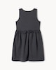 image 1 of F&F School Girls Cotton Rich Frill Pinafore in Grey