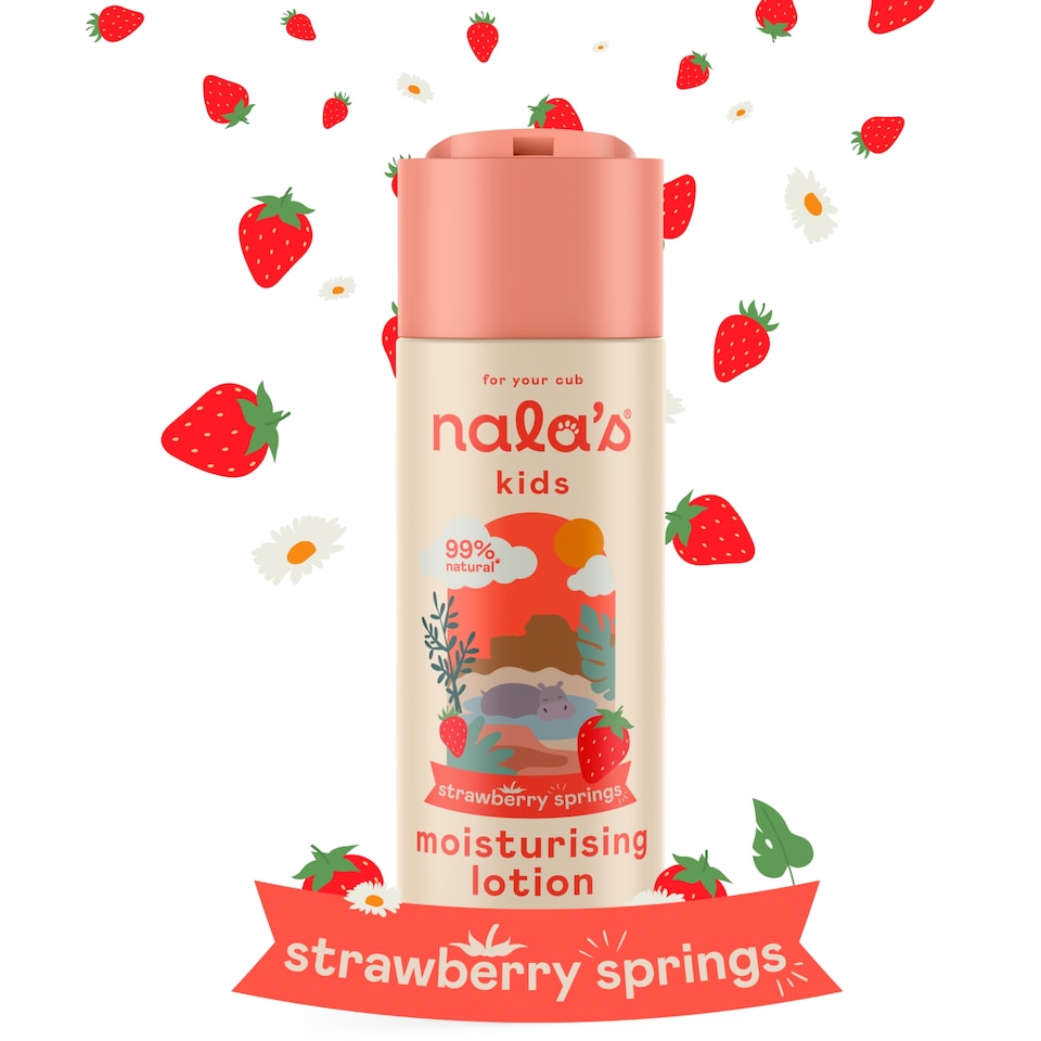 image 1 of Nala's Kids Body Lotion Strawberry Springs 200ml