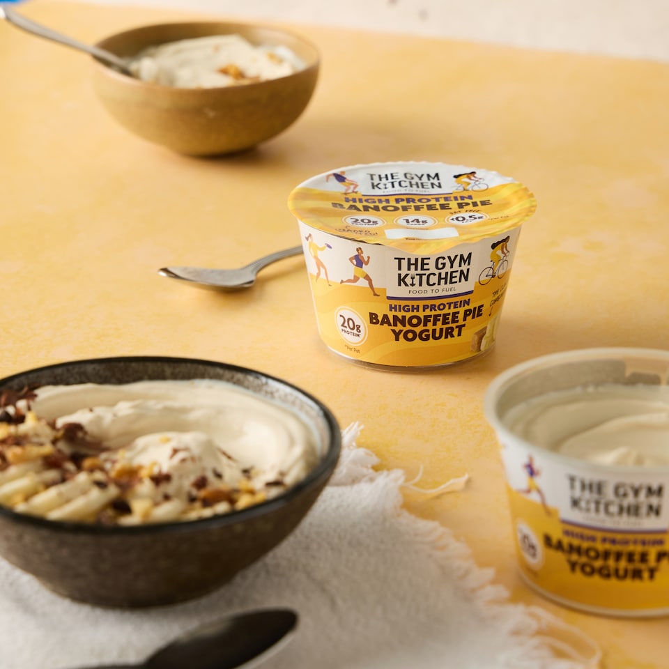 image 1 of The Gym Kitchen High Protein Banoffee Pie Yogurt 200g