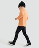 image 5 of F&F Boys Cotton Rich Spooky Skull Print Top and Leggings Set in Orange