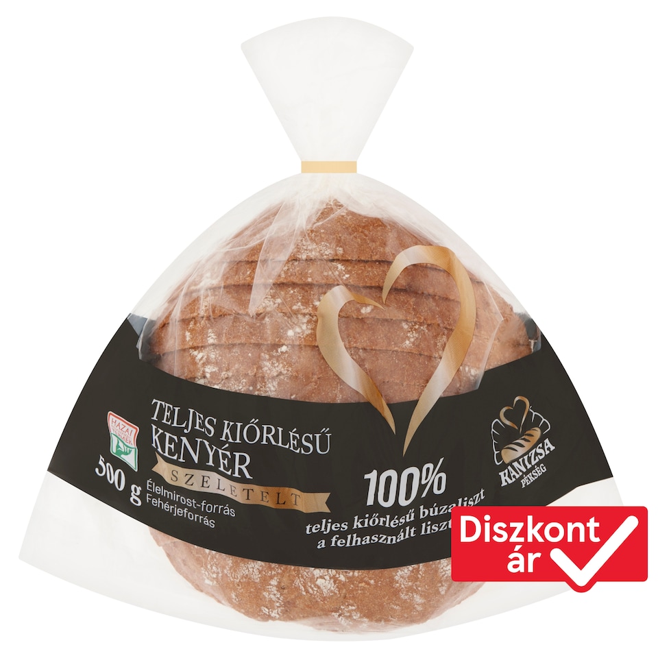 Kanizsa Pékség Wholemeal Sliced Bread 500 g