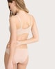 image 3 of F&F Front Zip Non Wired Bra in Nude